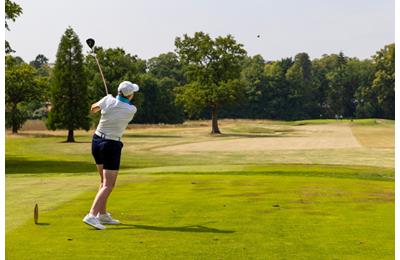The first tee on the Bracken course at Woodhall Spa