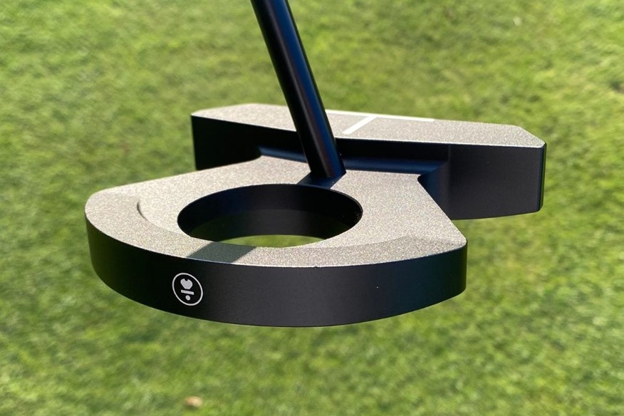 The L.A.B. Golf DF3 putter features L.A.B. Golf"s Lie Angle Balance technology
