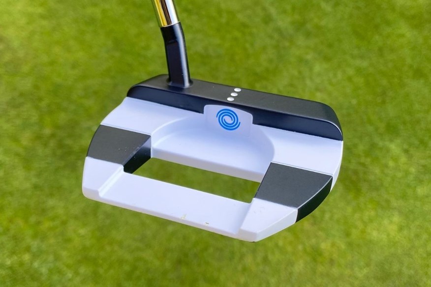 The Odyssey Ai-One Jailbird Mini putter sports the very popular versa alignment technology