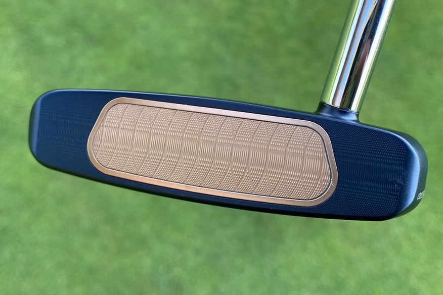 The Odyssey Ai-One Milled Rossie-V T DB putter sports the Ai-One titanium insert
