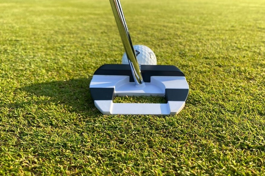 The Odyssey Ai-One Square 2 Square Jailbird putter is incredibly stable