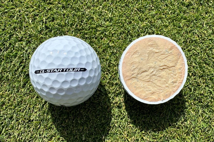 Srixon Q-Star Tour golf ball cut through